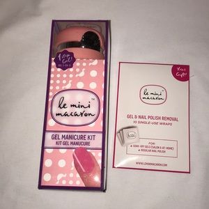NIB - Le mini macaron diy gel manicure kit